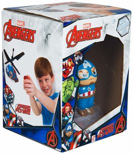 Figura voladora radio control Capitán América Marvel 13 x 13 x 17.5 cm