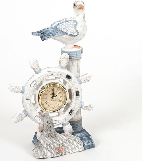 Reloj de mesa Figura Ave y Timón