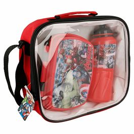 Set menaje infantil bolsa transporte Los Vengadores Avengers