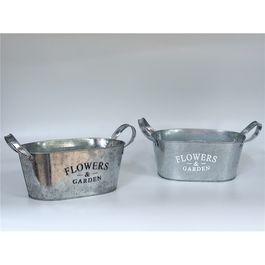 Barreño Macetero Oval F-Garden 15 x 29 x 14 cm