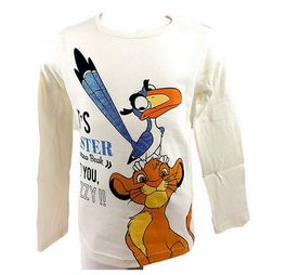 Camiseta manga larga blanca de El Rey León