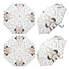 Paraguas burbuja transparente de Minnie Mouse 48cm