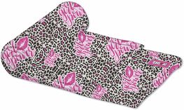 Manta polar coralina Cebra 160 x 120 cm