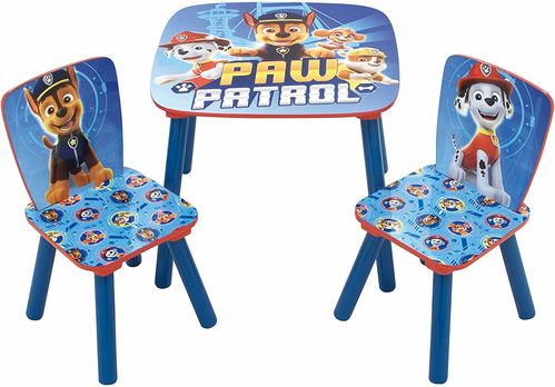 Set mesa y dos sillas de La Patrulla Canina Paw Patrol