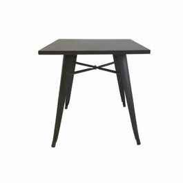 Mesa de diseño eventos Drammen Kendall negro 80 x 80 x 75 cm