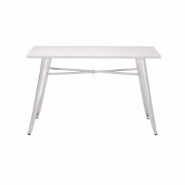 Mesa diseño eventos Kopervik Kendall blanca 120 x 60 x 75 cm