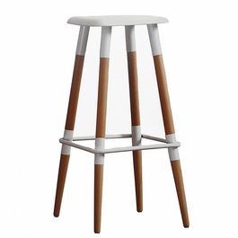 Taburete alto diseño eventos blanco Narvik 79 x 32 x 32 cm