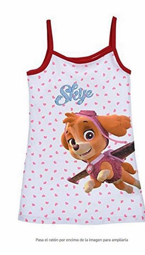 Camisón de Skye de La Patrulla Canina 4 años