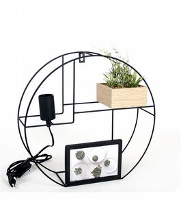 Lámpara de pared con jardín decorativo 35 x 33 cm