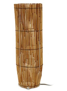 Lámpara caña redonda 18,5 x 18,5 x 52 cm