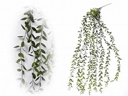 Planta colgante artificial decoración Laurel 104 cm