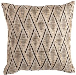 Cojín tejido natural 45 x 45 x 15 cm