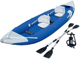 Kayak Bestway inflable con bomba y remos de aluminio