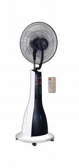 Ventilador pie con pulverizador y ruedas 67x 28 x 45 cm 90 w