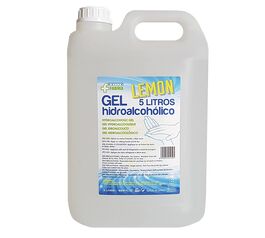 Garrafa gel hidroalcohólico Lemon 5 litros
