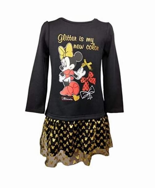 Vestido de Minnie Mouse Disney Negro 3 años