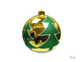 Bola Árbol de Navidad 15 cm Oro