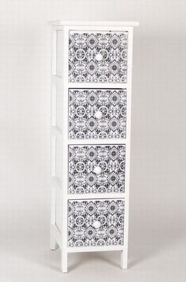 Cajonera 4 cajones Basil Premium 33 x 31 x 88 cm