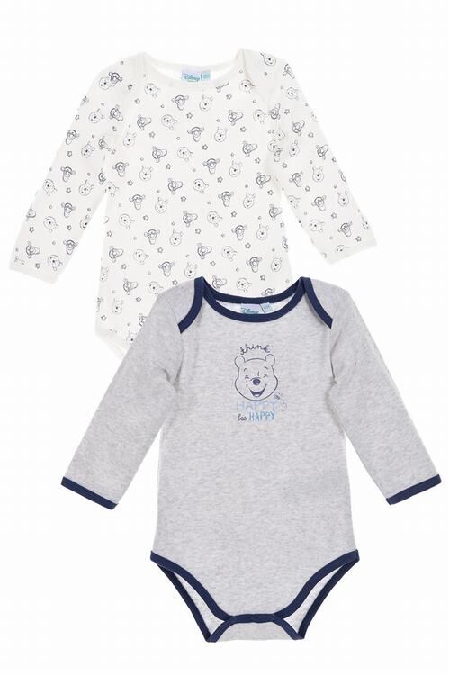 Pack 2 bodies de Winnie The Pooh 6 Meses