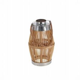 Portavelas con vaso cristal Toya 40 x 20 cm