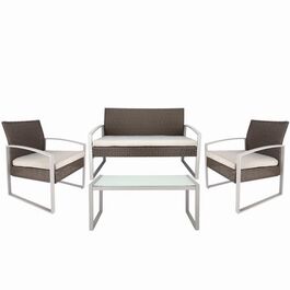 Set mobiliario jardín 4 piezas