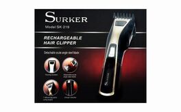 Cortapelos Surker recargable con accesorios