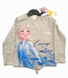 Camiseta manga larga gris Frozen 2