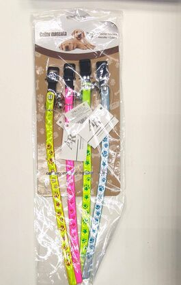Pack de 4 collares de perro reflectante