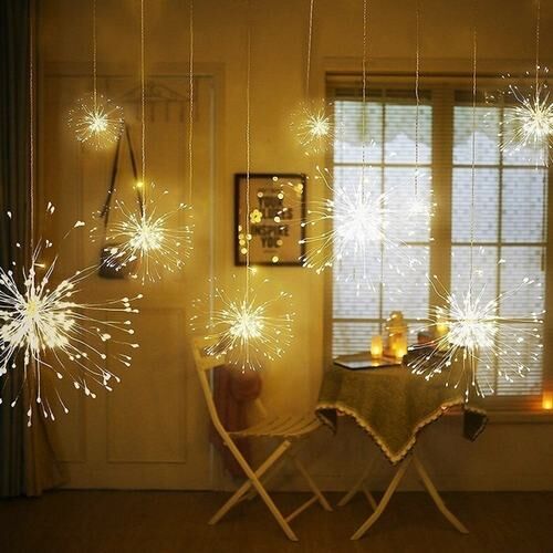 Luz led alambre de cobre 120 leds original