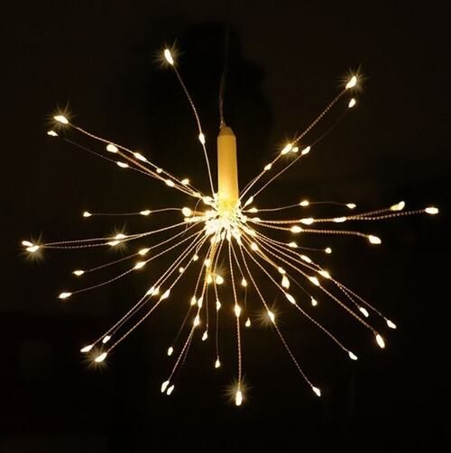 Luz led alambre de cobre 120 leds original