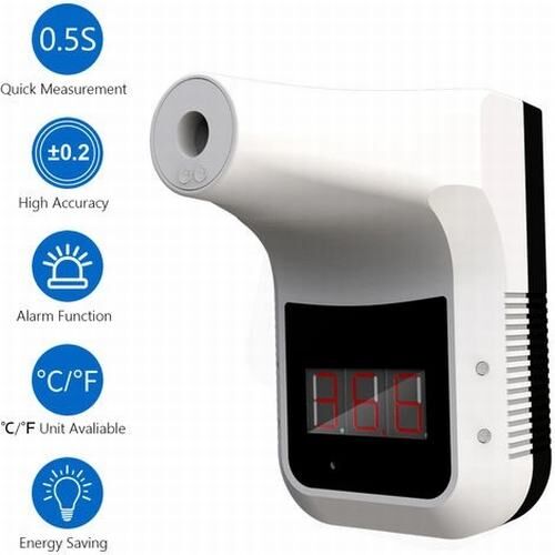 Termómetro digital infrarojo para pared