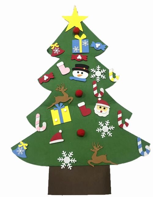 Colgante Árbol decoración Navidad 93x70 cm