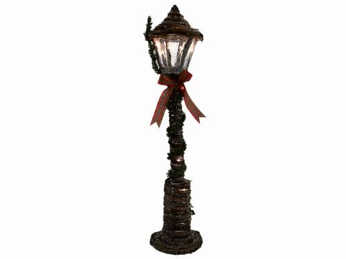 Farol decoración Navidad 10 leds 90 x 20 cm