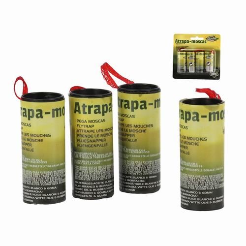 Pack 4 1atrapa moscas adhesivo