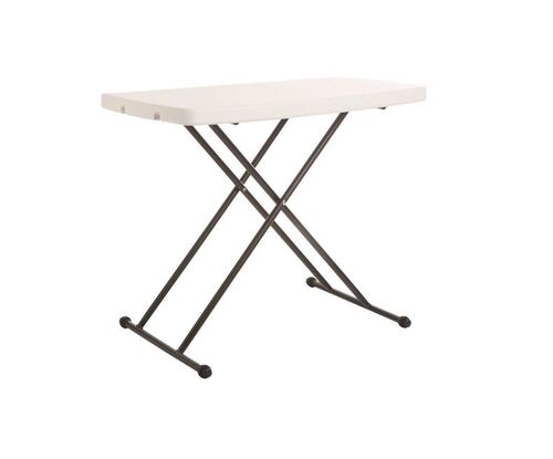 Mesa auxiliar plegable ajustable tres alturas 75 x 50 cm
