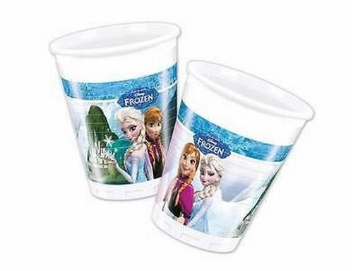 Pack 10 vasos plstico Frozen 25 cl