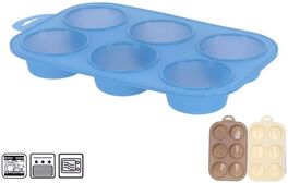Molde para 6 magdalenas 29 x 17 cm