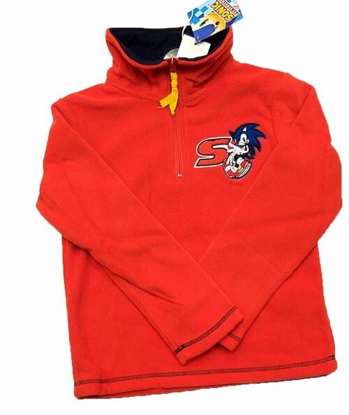 Sudadera polar de Sonic ROJO 3 aos