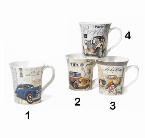 Taza vintage European City 32 cl