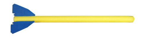 Pack de 2 jabalinas gomaespuma amarilla 90 x 5 cm