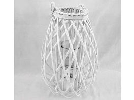 Portavelas vaso cristal Alanis 50 x 35 cm