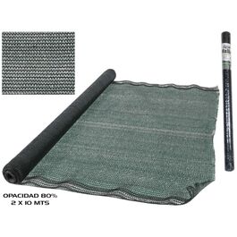 Malla ocultación 80% opacidad 2 x 10 metros