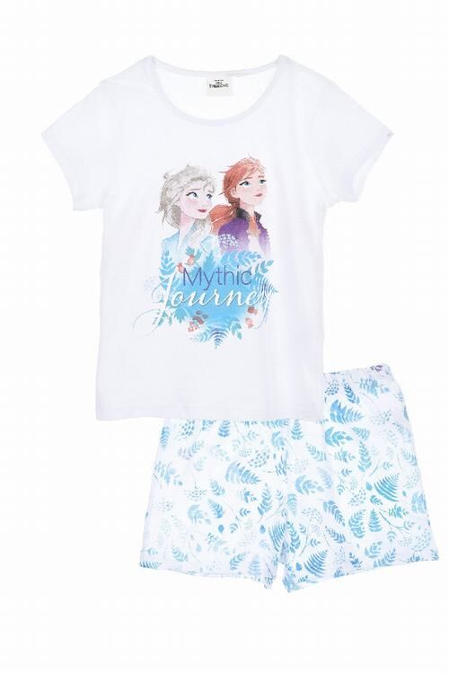 Pijama verano blanco Frozen "Mitic Journey"