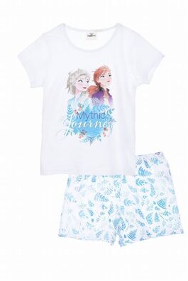 Pijama verano blanco Frozen "Mitic Journey"
