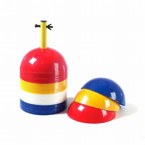 Pack 40 conos ovalados entrenamiento varios colores
