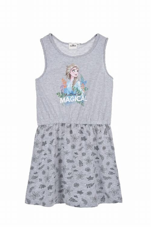 Vestido verano gris Frozen Magical