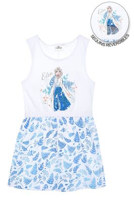 Vestido Blanco Frozen II 3 años