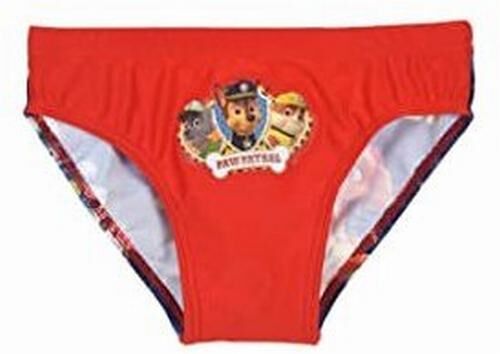 Bañador slip Patrulla Canina Paw Patrol Rojo 3 años