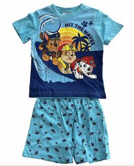 Pijama de verano azul La Patrulla Canina Paw Patrol