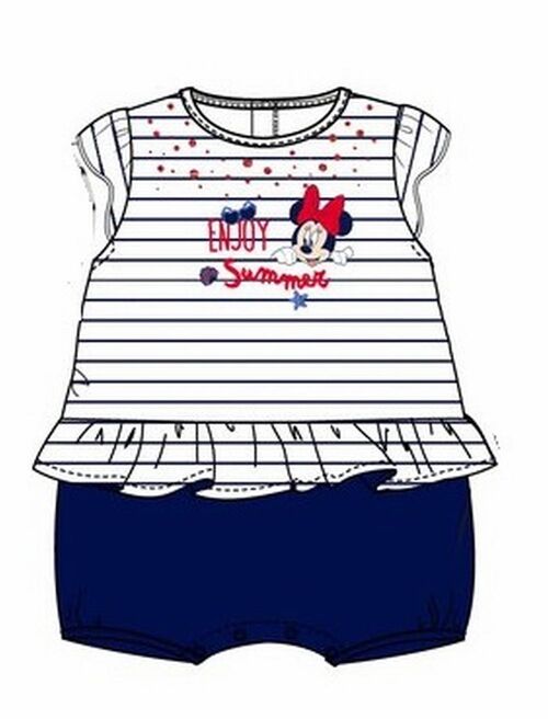 Mono bebé azul Minnie Mouse Disney